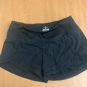 Black Running Shorts